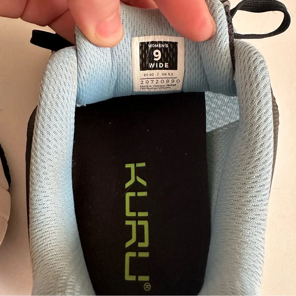 KURU Quantum Walking Shoes Blue Black Size 9 Wide - Picture 6 of 6